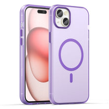 Load image into Gallery viewer, MagSafe Frosted Translucent TPU + PC Full Coverage Phone Case, For iPhone 15 Plus, For iPhone 15, For iPhone 14 Plus, For iPhone 14, For iPhone 14 Pro