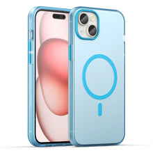 Load image into Gallery viewer, MagSafe Frosted Translucent TPU + PC Full Coverage Phone Case, For iPhone 15 Plus, For iPhone 15, For iPhone 14 Plus, For iPhone 14, For iPhone 14 Pro