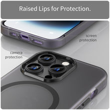 Load image into Gallery viewer, MagSafe Frosted Translucent TPU + PC Full Coverage Phone Case, For iPhone 14 Pro Max, For iPhone SE 2022 / 2020 / 8, For iPhone 13 Pro Max, For iPhone 13 Pro, For iPhone 13