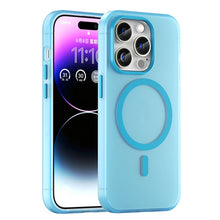Load image into Gallery viewer, MagSafe Frosted Translucent TPU + PC Full Coverage Phone Case, For iPhone 14 Pro Max, For iPhone SE 2022 / 2020 / 8, For iPhone 13 Pro Max, For iPhone 13 Pro, For iPhone 13
