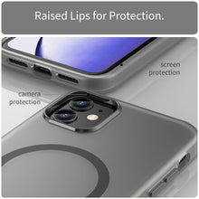 Load image into Gallery viewer, MagSafe Frosted Translucent TPU + PC Full Coverage Phone Case, For iPhone 12, For iPhone 12 Pro Max, For iPhone 12 Pro, For iPhone 11 Pro Max, For iPhone 11