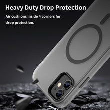 Load image into Gallery viewer, MagSafe Frosted Translucent TPU + PC Full Coverage Phone Case, For iPhone 12, For iPhone 12 Pro Max, For iPhone 12 Pro, For iPhone 11 Pro Max, For iPhone 11