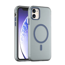 Load image into Gallery viewer, MagSafe Frosted Translucent TPU + PC Full Coverage Phone Case, For iPhone 12, For iPhone 12 Pro Max, For iPhone 12 Pro, For iPhone 11 Pro Max, For iPhone 11