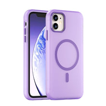 Load image into Gallery viewer, MagSafe Frosted Translucent TPU + PC Full Coverage Phone Case, For iPhone 12, For iPhone 12 Pro Max, For iPhone 12 Pro, For iPhone 11 Pro Max, For iPhone 11