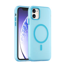 Load image into Gallery viewer, MagSafe Frosted Translucent TPU + PC Full Coverage Phone Case, For iPhone 12, For iPhone 12 Pro Max, For iPhone 12 Pro, For iPhone 11 Pro Max, For iPhone 11