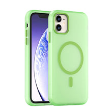 Load image into Gallery viewer, MagSafe Frosted Translucent TPU + PC Full Coverage Phone Case, For iPhone 12, For iPhone 12 Pro Max, For iPhone 12 Pro, For iPhone 11 Pro Max, For iPhone 11