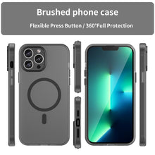 Load image into Gallery viewer, MagSafe Frosted Translucent TPU + PC Full Coverage Phone Case, For iPhone 12 Pro Max, For iPhone 12 Pro, For iPhone 11 Pro Max, For iPhone 11, For iPhone 11 Pro