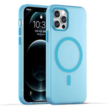 Load image into Gallery viewer, MagSafe Frosted Translucent TPU + PC Full Coverage Phone Case, For iPhone 12, For iPhone 12 Pro Max, For iPhone 12 Pro, For iPhone 11 Pro Max, For iPhone 11