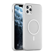 Load image into Gallery viewer, MagSafe Frosted Translucent TPU + PC Full Coverage Phone Case, For iPhone 12, For iPhone 12 Pro Max, For iPhone 12 Pro, For iPhone 11 Pro Max, For iPhone 11