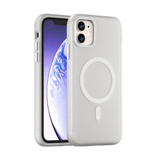Load image into Gallery viewer, MagSafe Frosted Translucent TPU + PC Full Coverage Phone Case, For iPhone 12, For iPhone 12 Pro Max, For iPhone 12 Pro, For iPhone 11 Pro Max, For iPhone 11