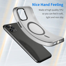 Load image into Gallery viewer, MagSafe Frosted Translucent TPU + PC Full Coverage Phone Case, For iPhone 11 Pro