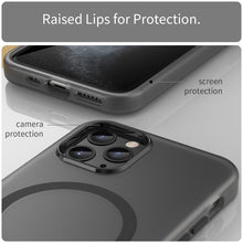Load image into Gallery viewer, MagSafe Frosted Translucent TPU + PC Full Coverage Phone Case, For iPhone 11 Pro