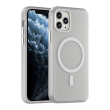 Load image into Gallery viewer, MagSafe Frosted Translucent TPU + PC Full Coverage Phone Case, For iPhone 11 Pro