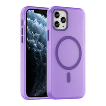 Load image into Gallery viewer, MagSafe Frosted Translucent TPU + PC Full Coverage Phone Case, For iPhone 11 Pro