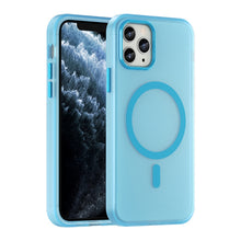 Load image into Gallery viewer, MagSafe Frosted Translucent TPU + PC Full Coverage Phone Case, For iPhone 11 Pro