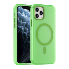 Load image into Gallery viewer, MagSafe Frosted Translucent TPU + PC Full Coverage Phone Case, For iPhone 11 Pro