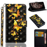 3D Painting Pattern Horizontal Flip TPU + PU Leather Case with Holder & Card Slots & Wallet & Lanyard, For iPhone 11 Pro Max, For iPhone 11 Pro, For iPhone 11, For iPhone SE 2022 / SE 2020 / 8 / 7