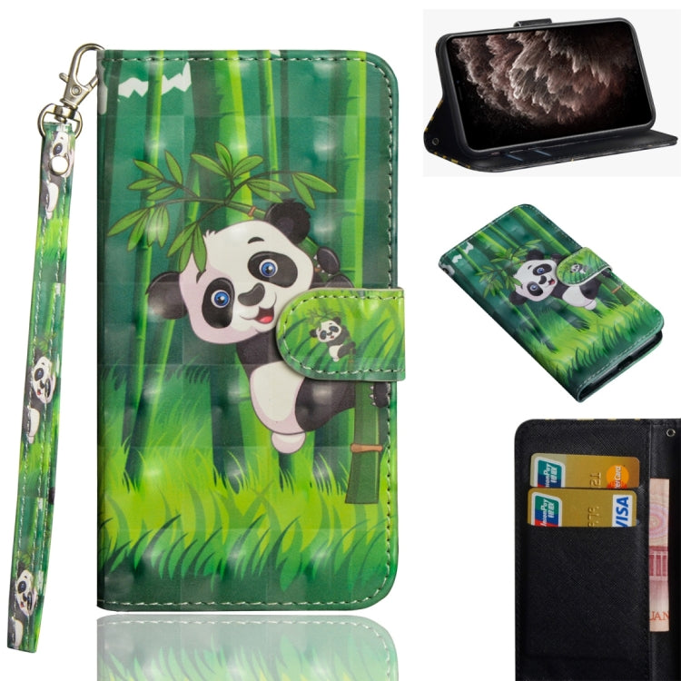 3D Painting Pattern Horizontal Flip TPU + PU Leather Case with Holder & Card Slots & Wallet & Lanyard, For iPhone 11 Pro Max, For iPhone 11 Pro, For iPhone 11, For iPhone SE 2022 / SE 2020 / 8 / 7