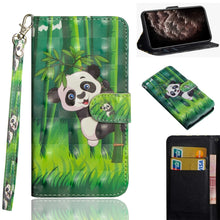 Load image into Gallery viewer, 3D Painting Pattern Horizontal Flip TPU + PU Leather Case with Holder &amp; Card Slots &amp; Wallet &amp; Lanyard, For iPhone 11 Pro Max, For iPhone 11 Pro, For iPhone 11, For iPhone SE 2022 / SE 2020 / 8 / 7