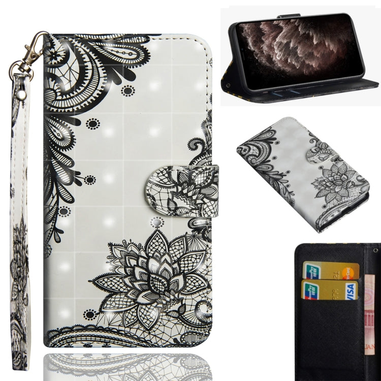 3D Painting Pattern Horizontal Flip TPU + PU Leather Case with Holder & Card Slots & Wallet & Lanyard, For iPhone 11 Pro Max, For iPhone 11 Pro, For iPhone 11, For iPhone SE 2022 / SE 2020 / 8 / 7