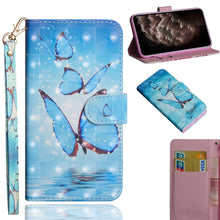 Load image into Gallery viewer, 3D Painting Pattern Horizontal Flip TPU + PU Leather Case with Holder &amp; Card Slots &amp; Wallet &amp; Lanyard, For iPhone 11 Pro Max, For iPhone 11 Pro, For iPhone 11, For iPhone SE 2022 / SE 2020 / 8 / 7