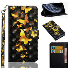 Load image into Gallery viewer, 3D Painting Pattern Horizontal Flip TPU + PU Leather Case with Holder &amp; Card Slots &amp; Wallet &amp; Lanyard, For iPhone 11 Pro Max, For iPhone 11 Pro, For iPhone 11, For iPhone SE 2022 / SE 2020 / 8 / 7