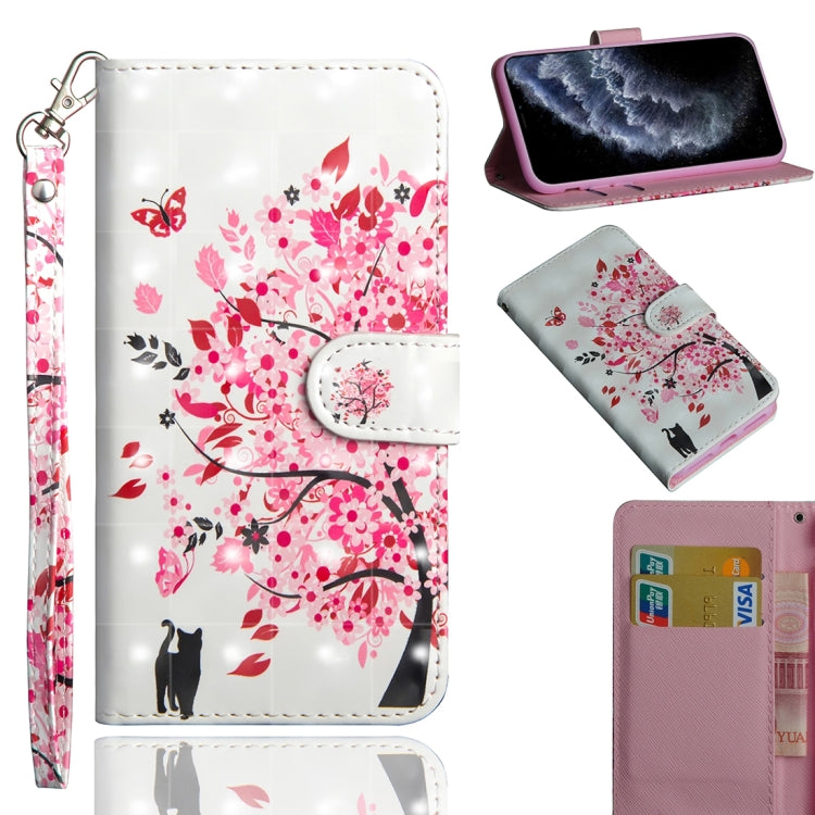 3D Painting Pattern Horizontal Flip TPU + PU Leather Case with Holder & Card Slots & Wallet & Lanyard, For iPhone 11 Pro Max, For iPhone 11 Pro, For iPhone 11, For iPhone SE 2022 / SE 2020 / 8 / 7