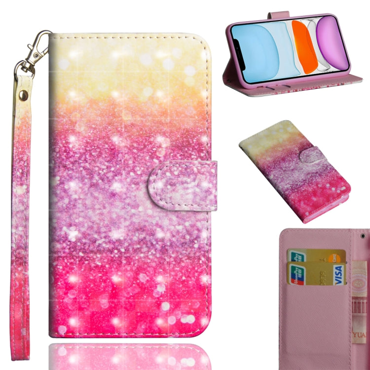 3D Painting Pattern Horizontal Flip TPU + PU Leather Case with Holder & Card Slots & Wallet & Lanyard, For iPhone 11 Pro Max, For iPhone 11 Pro, For iPhone 11, For iPhone SE 2022 / SE 2020 / 8 / 7
