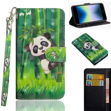 Load image into Gallery viewer, 3D Painting Pattern Horizontal Flip TPU + PU Leather Case with Holder &amp; Card Slots &amp; Wallet &amp; Lanyard, For iPhone 11 Pro Max, For iPhone 11 Pro, For iPhone 11, For iPhone SE 2022 / SE 2020 / 8 / 7
