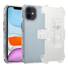 Load image into Gallery viewer, Frosted PC+TPU Phone Case with Back Clip, For iPhone 11 Pro Max, For iPhone 11, For iPhone 11 Pro