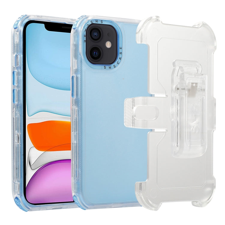 Frosted PC+TPU Phone Case with Back Clip, For iPhone 11 Pro Max, For iPhone 11, For iPhone 11 Pro