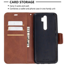 Load image into Gallery viewer, Retro Lambskin Texture Pure Color Horizontal Flip PU Leather Case with Holder &amp; Card Slots &amp; Wallet &amp; Lanyard