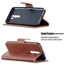 Load image into Gallery viewer, Retro Lambskin Texture Pure Color Horizontal Flip PU Leather Case with Holder &amp; Card Slots &amp; Wallet &amp; Lanyard