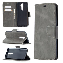 Load image into Gallery viewer, Retro Lambskin Texture Pure Color Horizontal Flip PU Leather Case with Holder &amp; Card Slots &amp; Wallet &amp; Lanyard