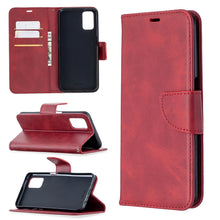 Load image into Gallery viewer, Retro Lambskin Texture Pure Color Horizontal Flip PU Leather Case with Holder &amp; Card Slots &amp; Wallet &amp; Lanyard