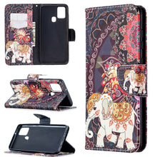 Load image into Gallery viewer, Colored Drawing Horizontal Flip Leather Case with Holder &amp; Card Slots &amp; Wallet