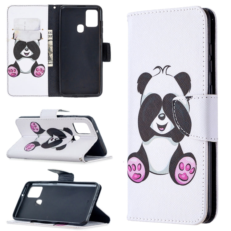 Colored Drawing Horizontal Flip Leather Case with Holder & Card Slots & Wallet