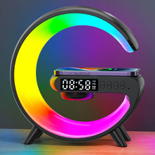 Load image into Gallery viewer, G69 G Shape Smart Bluetooth Speaker Support Wireless Charger &amp; Alarm Clock &amp; Wake-up Light, G69 (Black), G69 (White)