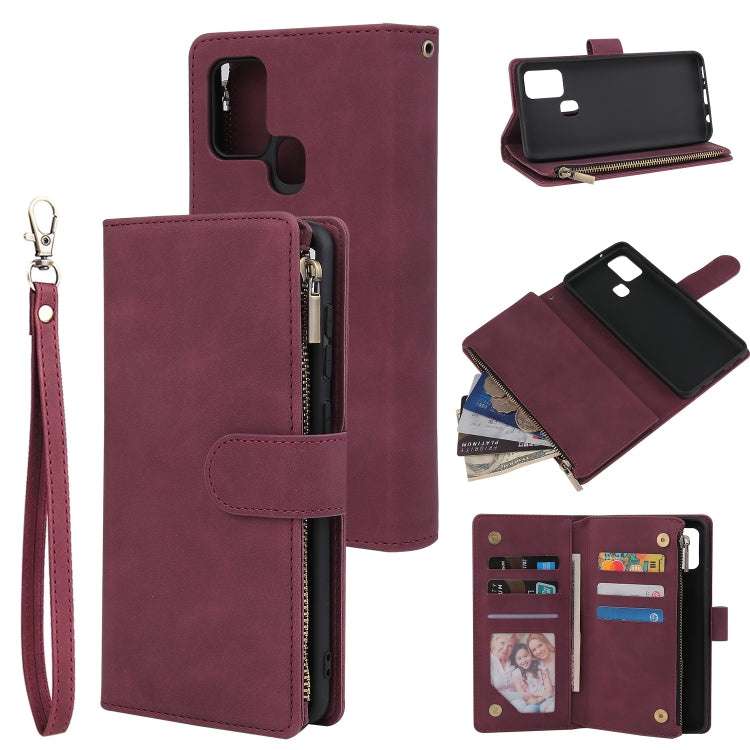 Multifunctional Horizontal Flip Leather Case, with Card Slot & Holder & Zipper Wallet & Photo Frame