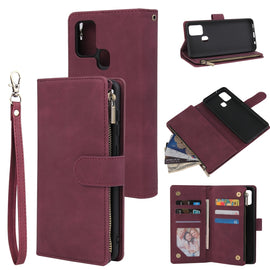 Multifunctional Horizontal Flip Leather Case, with Card Slot & Holder & Zipper Wallet & Photo Frame