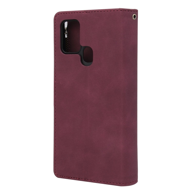 Multifunctional Horizontal Flip Leather Case, with Card Slot & Holder & Zipper Wallet & Photo Frame