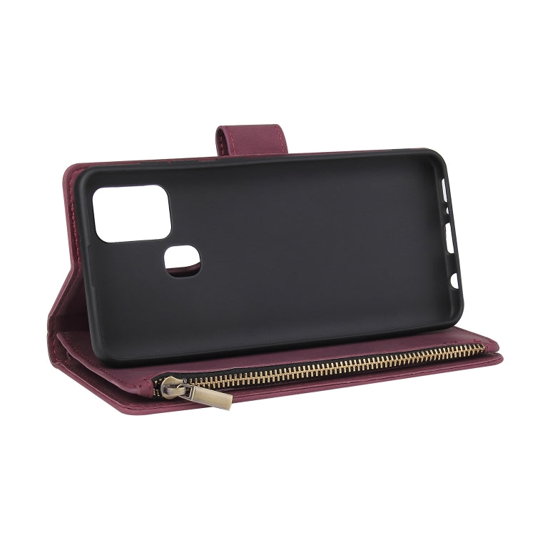 Multifunctional Horizontal Flip Leather Case, with Card Slot & Holder & Zipper Wallet & Photo Frame