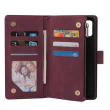 Load image into Gallery viewer, Multifunctional Horizontal Flip Leather Case, with Card Slot &amp; Holder &amp; Zipper Wallet &amp; Photo Frame