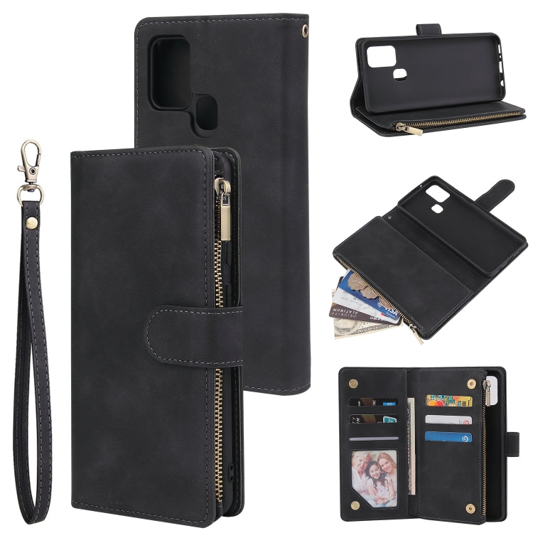 Multifunctional Horizontal Flip Leather Case, with Card Slot & Holder & Zipper Wallet & Photo Frame