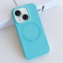 Load image into Gallery viewer, MagSafe Magnetic Liquid Silicone Phone Case, For iPhone 15 Pro Max, For iPhone 15 Pro, For iPhone 15 Plus, For iPhone 15