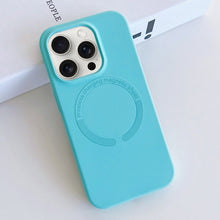 Load image into Gallery viewer, MagSafe Magnetic Liquid Silicone Phone Case, For iPhone 15 Pro Max, For iPhone 15 Pro, For iPhone 15 Plus, For iPhone 15