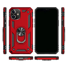 Load image into Gallery viewer, Shockproof TPU + PC Protective Case with 360 Degree Rotating Holder, For iPhone 12 Pro Max, For iPhone 12 / 12 Pro, For iPhone 12 mini, For Xiaomi Redmi 9, For Huawei Y7p / P40 Lite E, For Samsung Galaxy Note20, For Samsung Galaxy Note20 Ultra