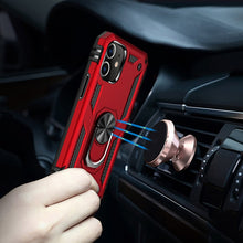 Load image into Gallery viewer, Shockproof TPU + PC Protective Case with 360 Degree Rotating Holder, For iPhone 12 Pro Max, For iPhone 12 / 12 Pro, For iPhone 12 mini, For Xiaomi Redmi 9, For Huawei Y7p / P40 Lite E, For Samsung Galaxy Note20, For Samsung Galaxy Note20 Ultra