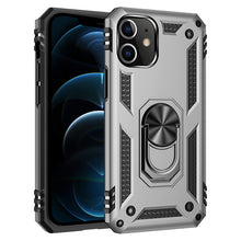 Load image into Gallery viewer, Shockproof TPU + PC Protective Case with 360 Degree Rotating Holder, For iPhone 12 Pro Max, For iPhone 12 / 12 Pro, For iPhone 12 mini, For Xiaomi Redmi 9, For Huawei Y7p / P40 Lite E, For Samsung Galaxy Note20, For Samsung Galaxy Note20 Ultra