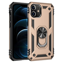 Load image into Gallery viewer, Shockproof TPU + PC Protective Case with 360 Degree Rotating Holder, For iPhone 12 Pro Max, For iPhone 12 / 12 Pro, For iPhone 12 mini, For Xiaomi Redmi 9, For Huawei Y7p / P40 Lite E, For Samsung Galaxy Note20, For Samsung Galaxy Note20 Ultra